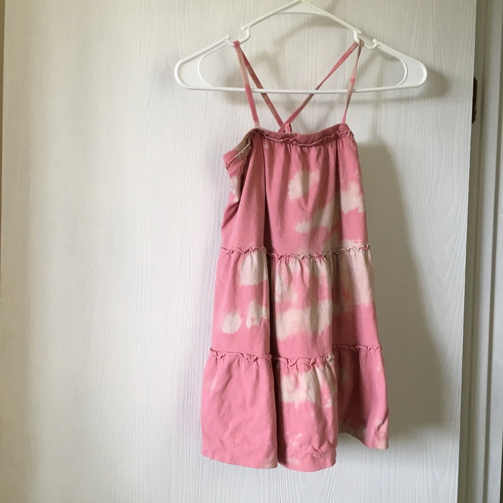 Zara kids pink tie-dye dress. Size 5-6.